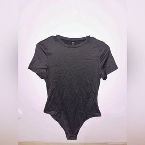 Short Sleeve Black Body Suit